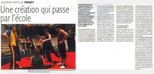 Article de presse sur Les Contes Cirque