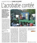 Article de presse sur Les Contes Cirque
