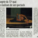 article de presse sur Les Pantins