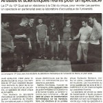 article de presse sur Les Pantins